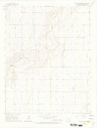 Two Butte Springs Colorado Historical topographic map, 1:24000 scale, 7.5 X 7.5 Minute, Year 1966