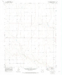 Two Buttes SE Colorado Historical topographic map, 1:24000 scale, 7.5 X 7.5 Minute, Year 1971