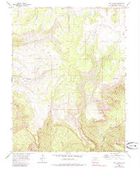 Two V Basin Colorado Historical topographic map, 1:24000 scale, 7.5 X 7.5 Minute, Year 1969