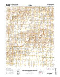 Two Buttes NW Colorado Current topographic map, 1:24000 scale, 7.5 X 7.5 Minute, Year 2016