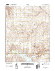 Two Buttes Reservoir Colorado Historical topographic map, 1:24000 scale, 7.5 X 7.5 Minute, Year 2013