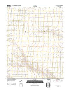 Two Buttes SE Colorado Historical topographic map, 1:24000 scale, 7.5 X 7.5 Minute, Year 2013