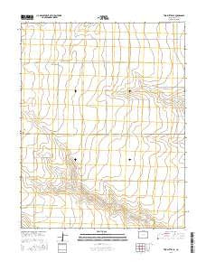 Two Buttes SE Colorado Current topographic map, 1:24000 scale, 7.5 X 7.5 Minute, Year 2016