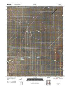 Tyrone Colorado Historical topographic map, 1:24000 scale, 7.5 X 7.5 Minute, Year 2010
