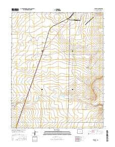Tyrone Colorado Current topographic map, 1:24000 scale, 7.5 X 7.5 Minute, Year 2016