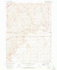 Uhler Ranch Colorado Historical topographic map, 1:24000 scale, 7.5 X 7.5 Minute, Year 1962