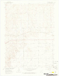 Uhler Ranch Colorado Historical topographic map, 1:24000 scale, 7.5 X 7.5 Minute, Year 1962