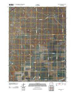 Uhler Ranch Colorado Historical topographic map, 1:24000 scale, 7.5 X 7.5 Minute, Year 2010