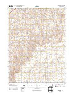 Uhler Ranch Colorado Historical topographic map, 1:24000 scale, 7.5 X 7.5 Minute, Year 2013