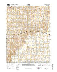 Uhler Ranch Colorado Current topographic map, 1:24000 scale, 7.5 X 7.5 Minute, Year 2016