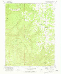 Uncompahgre Butte Colorado Historical topographic map, 1:24000 scale, 7.5 X 7.5 Minute, Year 1973