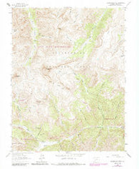 Uncompahgre Peak Colorado Historical topographic map, 1:24000 scale, 7.5 X 7.5 Minute, Year 1963