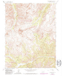 Uncompahgre Peak Colorado Historical topographic map, 1:24000 scale, 7.5 X 7.5 Minute, Year 1963