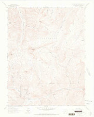 Uncompahgre Peak Colorado Historical topographic map, 1:24000 scale, 7.5 X 7.5 Minute, Year 1964