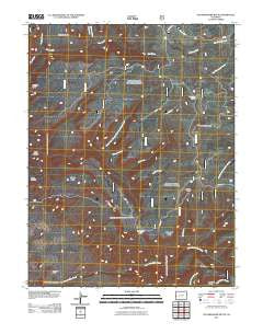 Uncompahgre Butte Colorado Historical topographic map, 1:24000 scale, 7.5 X 7.5 Minute, Year 2011