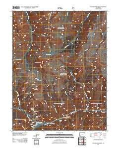 Uncompahgre Peak Colorado Historical topographic map, 1:24000 scale, 7.5 X 7.5 Minute, Year 2011