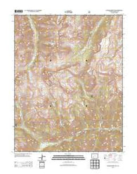Uncompahgre Peak Colorado Historical topographic map, 1:24000 scale, 7.5 X 7.5 Minute, Year 2013