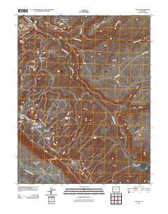 Uravan Colorado Historical topographic map, 1:24000 scale, 7.5 X 7.5 Minute, Year 2010