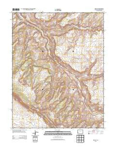 Uravan Colorado Historical topographic map, 1:24000 scale, 7.5 X 7.5 Minute, Year 2013