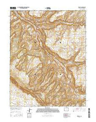 Uravan Colorado Current topographic map, 1:24000 scale, 7.5 X 7.5 Minute, Year 2016
