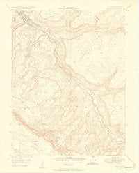 Uravan Colorado Historical topographic map, 1:24000 scale, 7.5 X 7.5 Minute, Year 1948