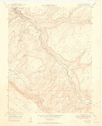 Uravan Colorado Historical topographic map, 1:24000 scale, 7.5 X 7.5 Minute, Year 1949