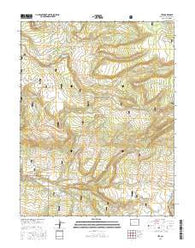 Ute Colorado Current topographic map, 1:24000 scale, 7.5 X 7.5 Minute, Year 2016