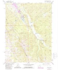 Ute Peak Colorado Historical topographic map, 1:24000 scale, 7.5 X 7.5 Minute, Year 1980