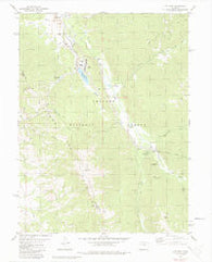 Ute Peak Colorado Historical topographic map, 1:24000 scale, 7.5 X 7.5 Minute, Year 1980