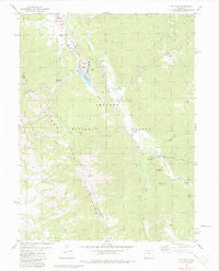 Ute Peak Colorado Historical topographic map, 1:24000 scale, 7.5 X 7.5 Minute, Year 1980