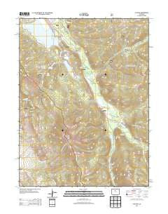 Ute Peak Colorado Historical topographic map, 1:24000 scale, 7.5 X 7.5 Minute, Year 2013