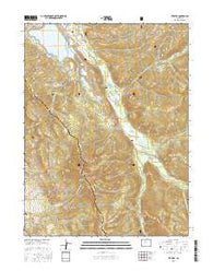 Ute Peak Colorado Current topographic map, 1:24000 scale, 7.5 X 7.5 Minute, Year 2016