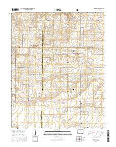 Utleyville Colorado Current topographic map, 1:24000 scale, 7.5 X 7.5 Minute, Year 2016