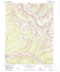 Vail East Colorado Historical topographic map, 1:24000 scale, 7.5 X 7.5 Minute, Year 1970