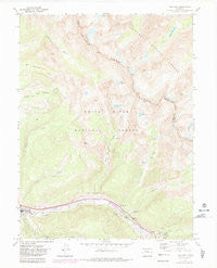 Vail East Colorado Historical topographic map, 1:24000 scale, 7.5 X 7.5 Minute, Year 1970