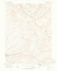 Vail East Colorado Historical topographic map, 1:24000 scale, 7.5 X 7.5 Minute, Year 1970