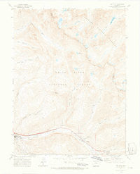 Vail East Colorado Historical topographic map, 1:24000 scale, 7.5 X 7.5 Minute, Year 1970