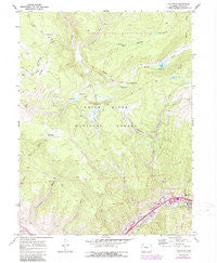 Vail West Colorado Historical topographic map, 1:24000 scale, 7.5 X 7.5 Minute, Year 1970