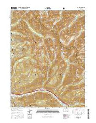 Vail East Colorado Current topographic map, 1:24000 scale, 7.5 X 7.5 Minute, Year 2016