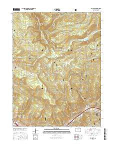 Vail West Colorado Current topographic map, 1:24000 scale, 7.5 X 7.5 Minute, Year 2016