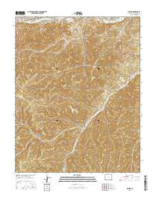 Valdez Colorado Current topographic map, 1:24000 scale, 7.5 X 7.5 Minute, Year 2016