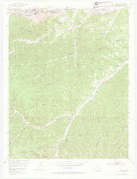 Valdez Colorado Historical topographic map, 1:24000 scale, 7.5 X 7.5 Minute, Year 1951