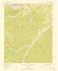 Valdez Colorado Historical topographic map, 1:24000 scale, 7.5 X 7.5 Minute, Year 1951