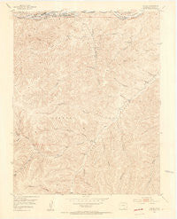 Valdez Colorado Historical topographic map, 1:24000 scale, 7.5 X 7.5 Minute, Year 1951