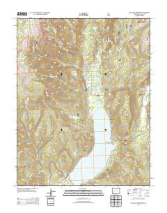 Vallecito Reservoir Colorado Historical topographic map, 1:24000 scale, 7.5 X 7.5 Minute, Year 2013
