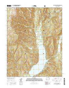 Vallecito Reservoir Colorado Current topographic map, 1:24000 scale, 7.5 X 7.5 Minute, Year 2016