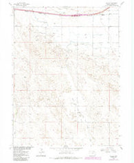 Vallery Colorado Historical topographic map, 1:24000 scale, 7.5 X 7.5 Minute, Year 1963