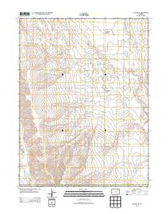 Vallery SE Colorado Historical topographic map, 1:24000 scale, 7.5 X 7.5 Minute, Year 2013