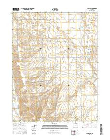 Vallery SE Colorado Current topographic map, 1:24000 scale, 7.5 X 7.5 Minute, Year 2016