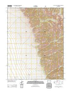 Valley View Hot Springs Colorado Historical topographic map, 1:24000 scale, 7.5 X 7.5 Minute, Year 2013